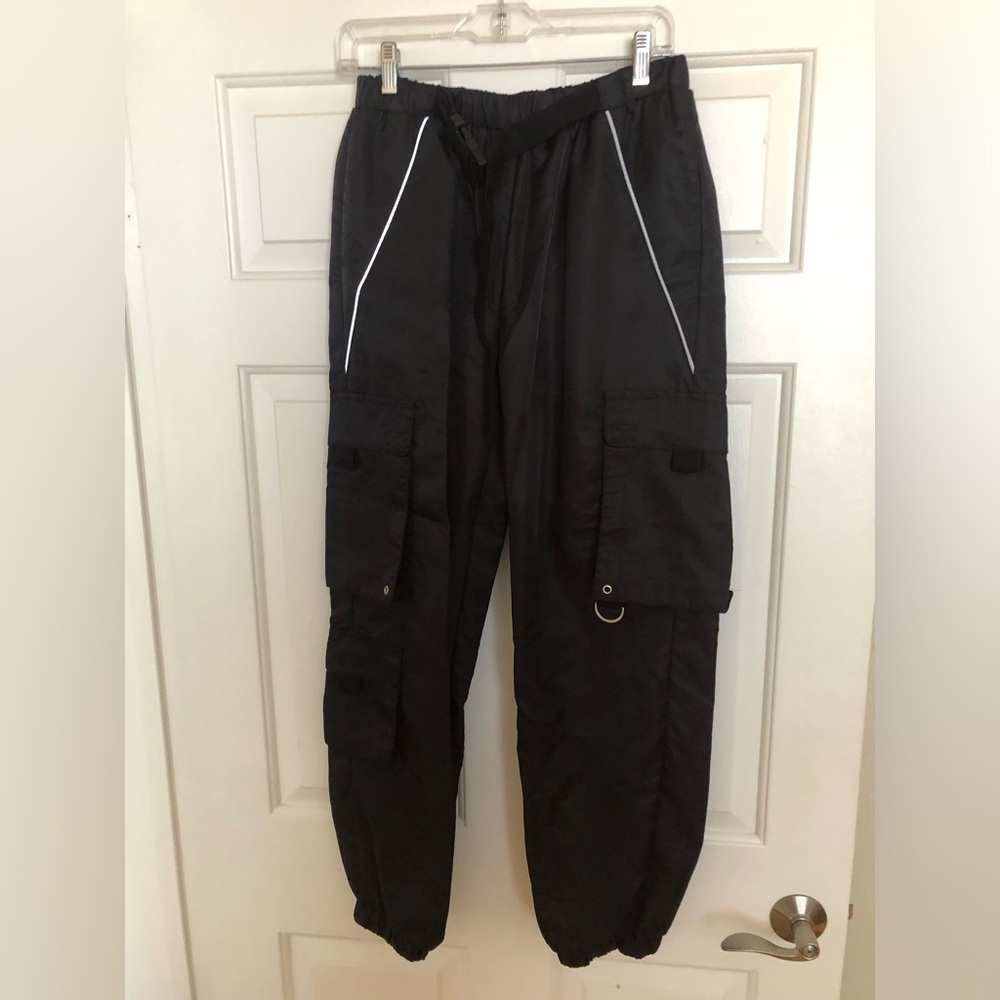 Fashion Nova Black Cargo Pants